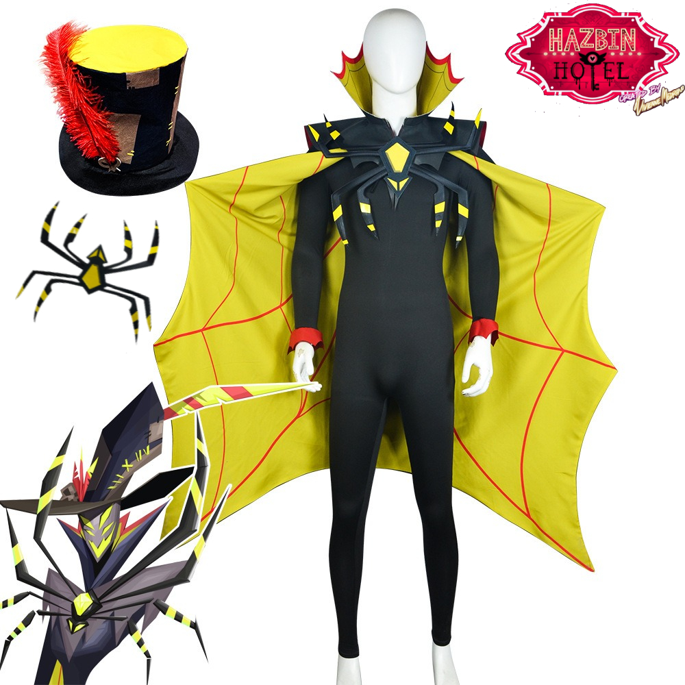 Men'S Accessories With Suits - Hazbin Hotel Cosplay Costume Sinner Lord