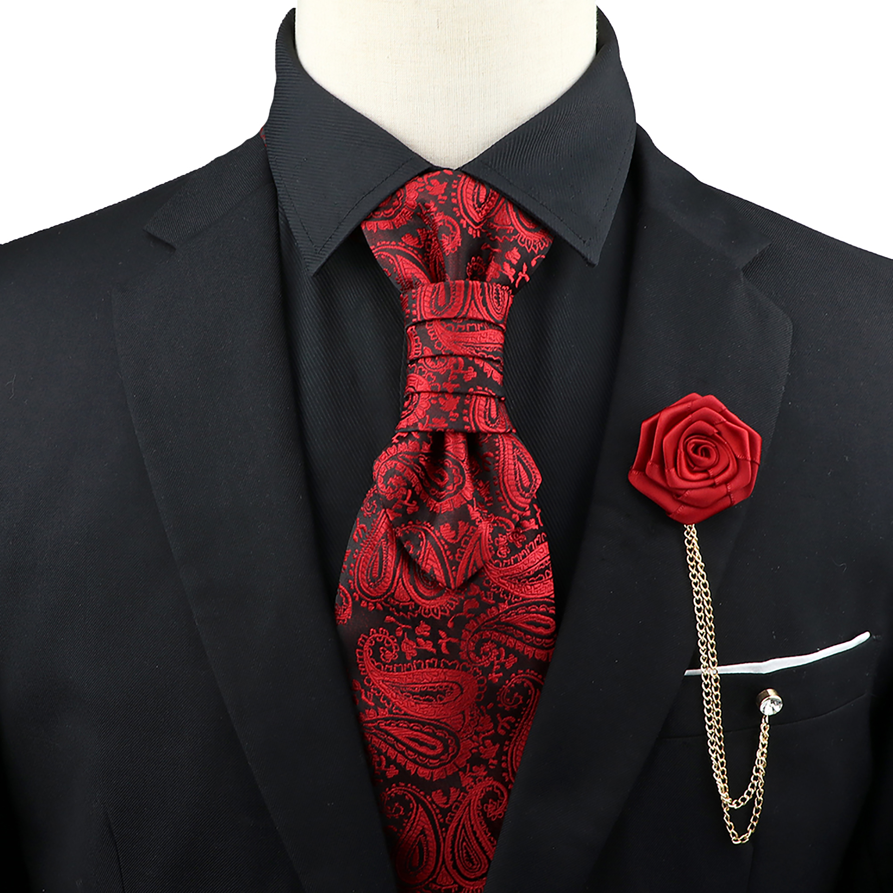 Men'S Accessories Premium - New Men's Premium Paisley Tie Brooch