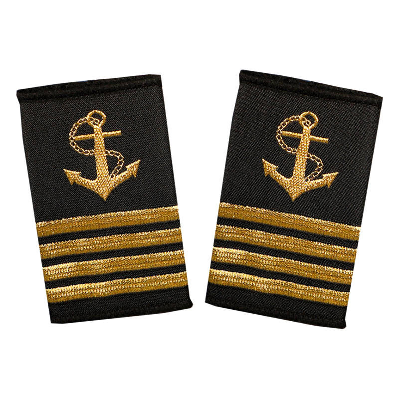 Men'S Accessories Office - Ship Sailor Captain Uniform Embroidered Insignia