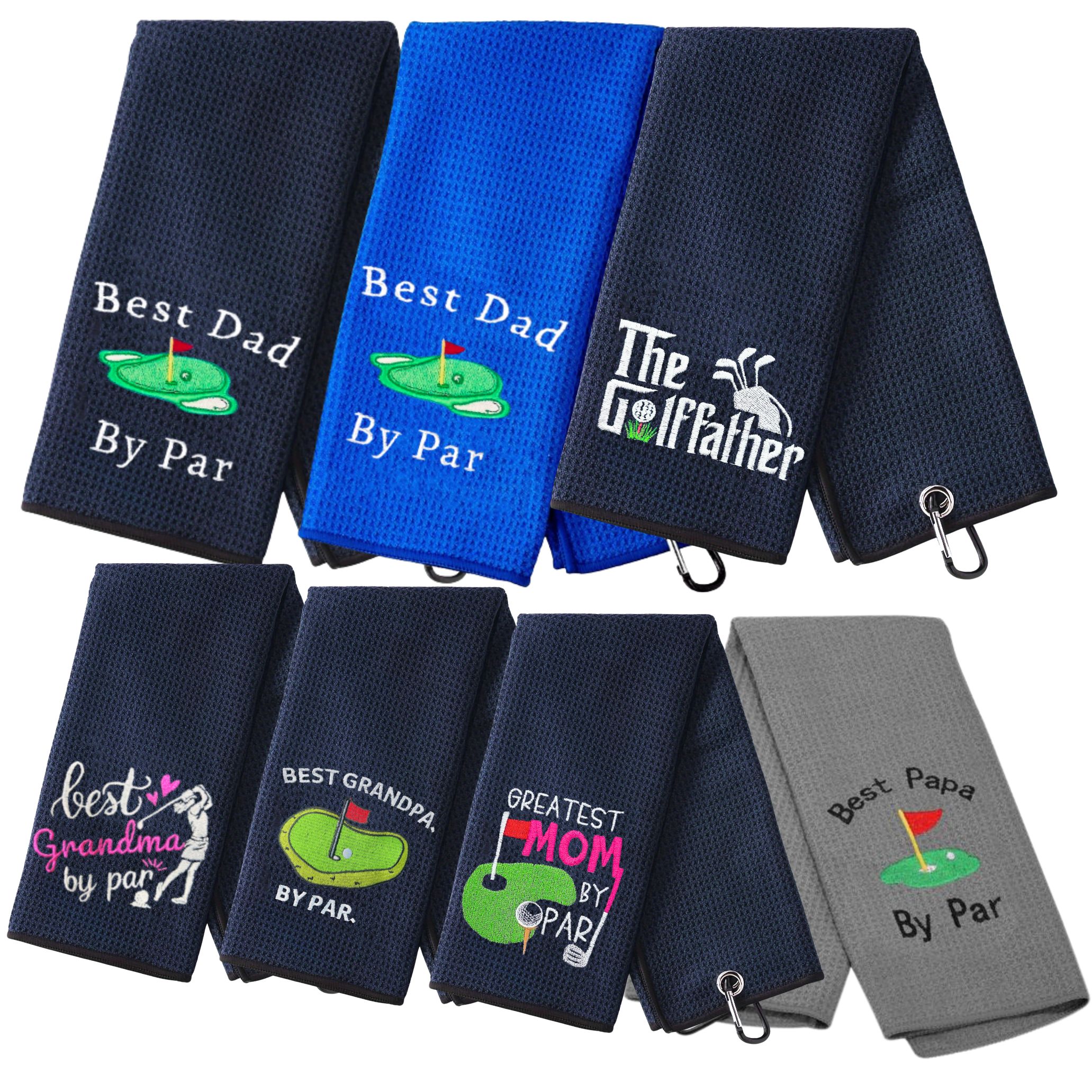 Men'S Accessories Premium - Best Dad Microfiber Premium Golf Towel,