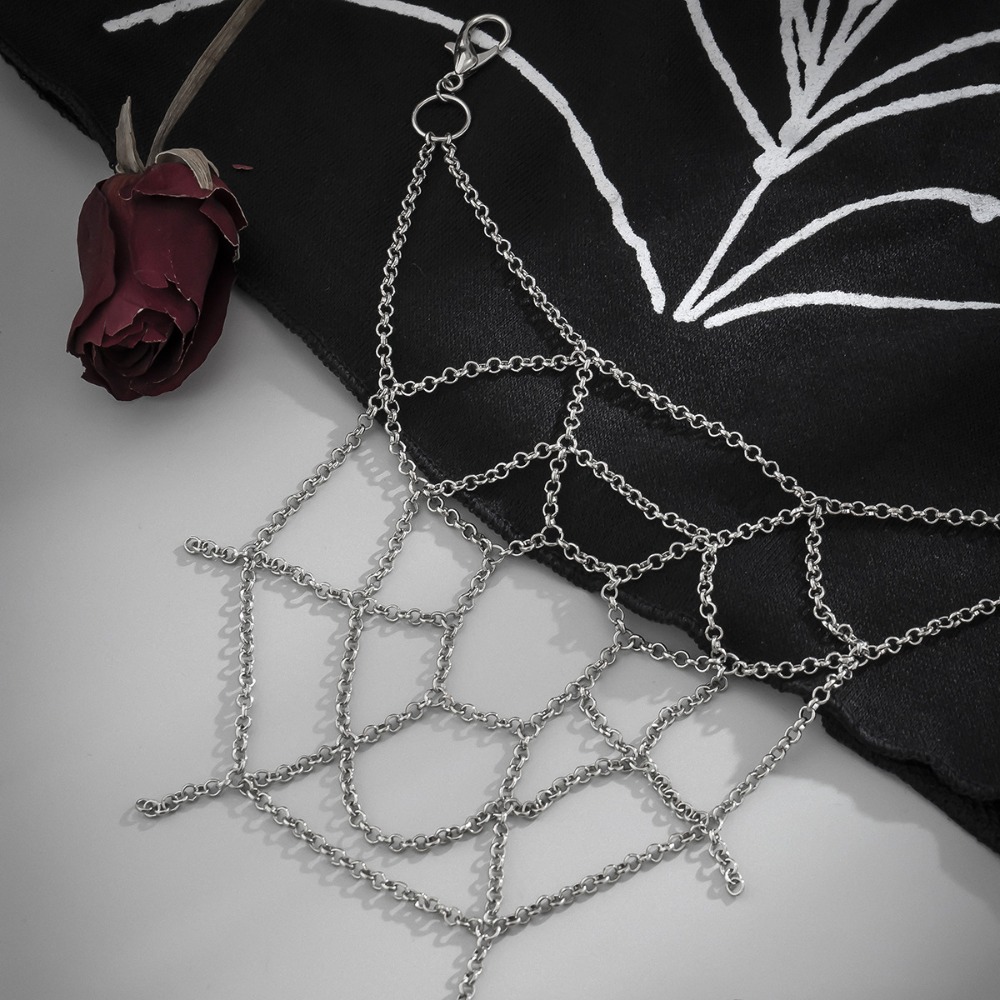 Gothic Punk Sliver Color Spide - Men'S Accessories Chain review and price