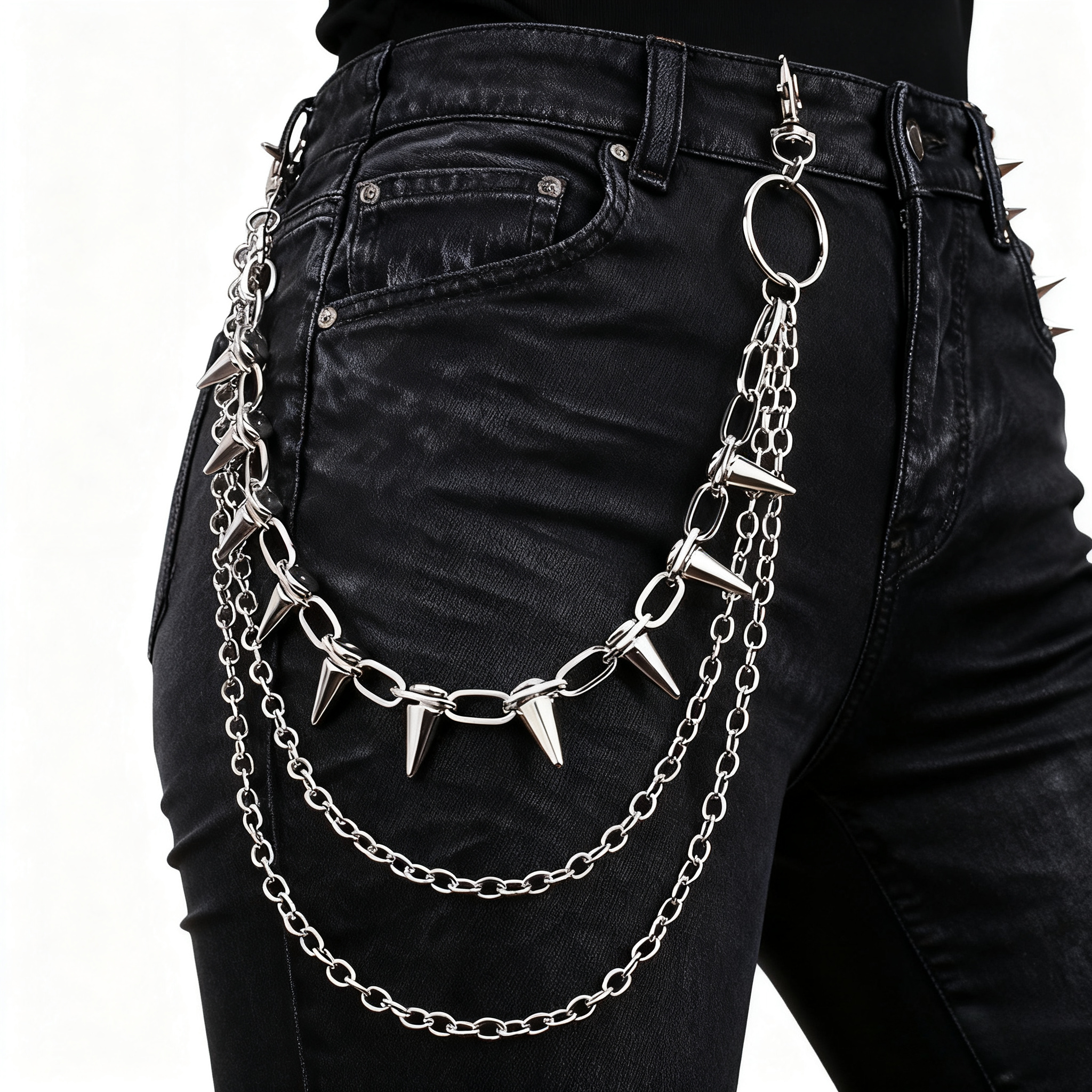 Unisex Hip Hop Punk Rock Metal - Men'S Accessories Chain review and price