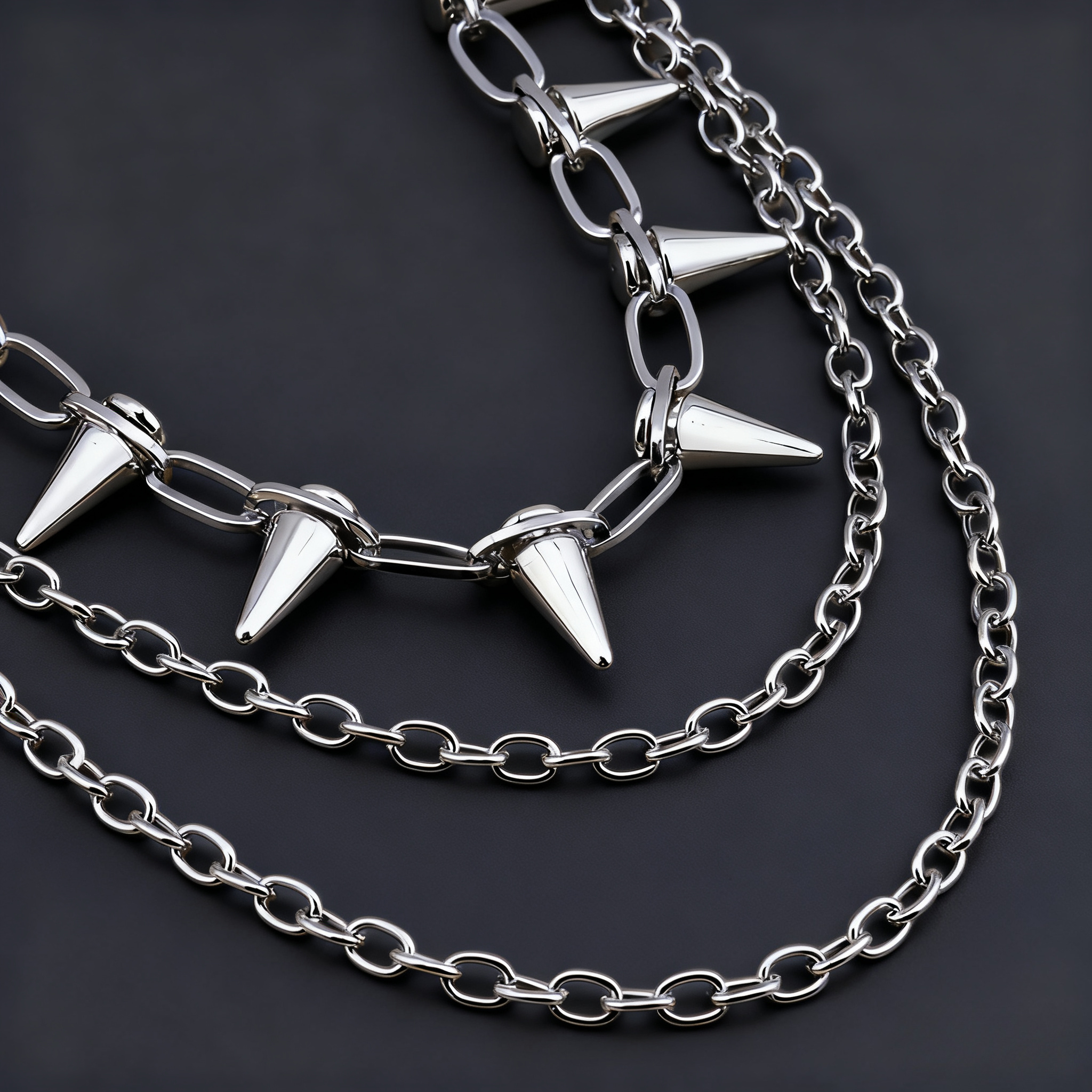 Unisex Hip Hop Punk Rock Metal - Men'S Accessories Chain review and price