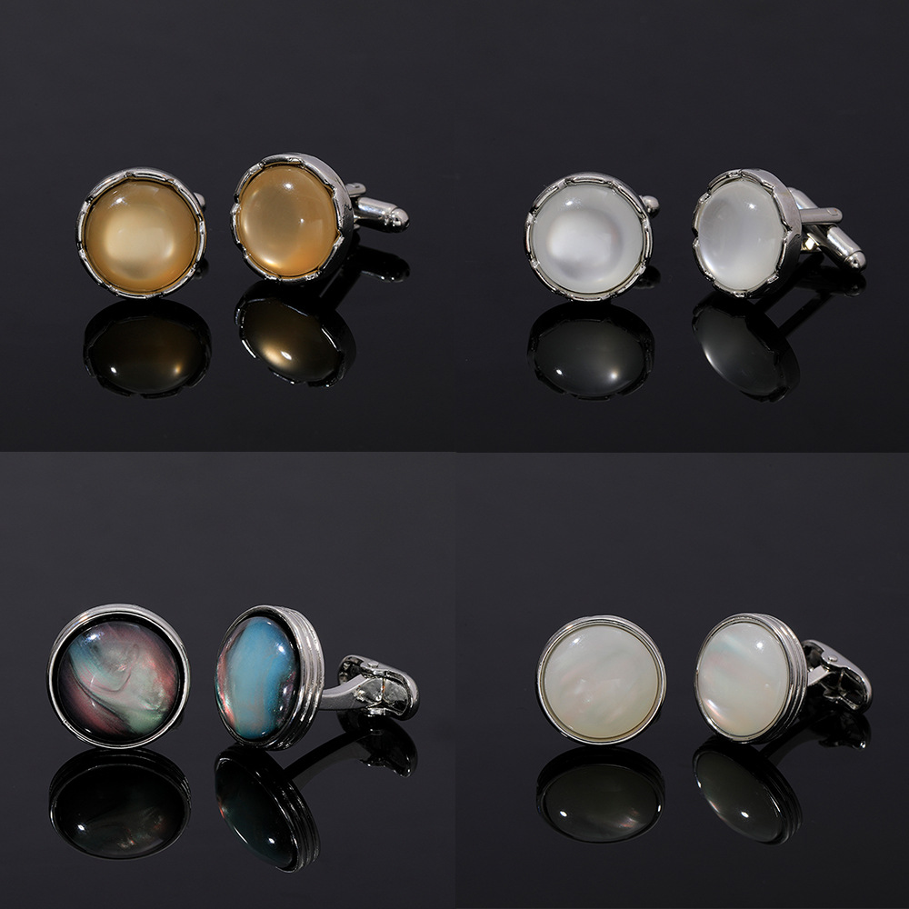Round Crystal Cufflinks for Me - Men'S Accessories With Suits review and price
