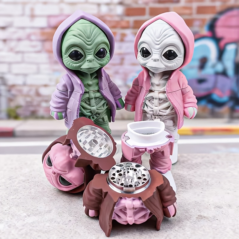 Funny Alien Herb Grinder Spice - Men Accessories For Gift review and price