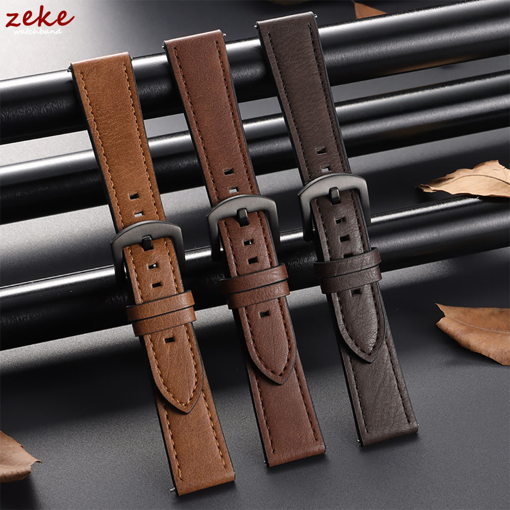 20/22mm Leather Strap Watchban - Men'S Accessories New Balance review and price