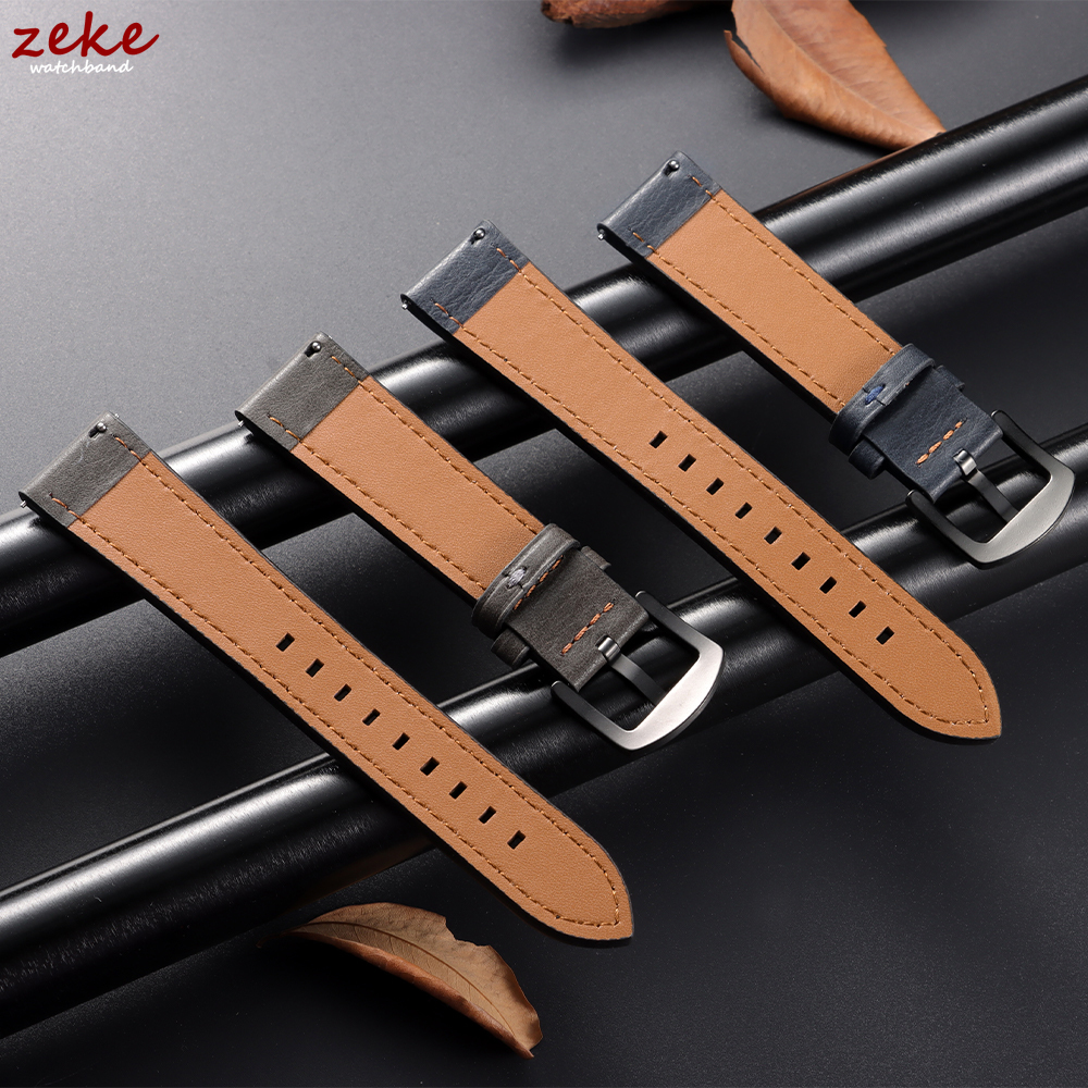 20/22mm Leather Strap Watchban - Men'S Accessories New Balance review and price