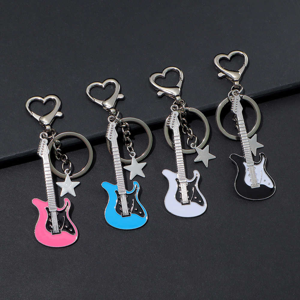 Guitar Love Heart Key Chain fo - Men'S Accessories Office review and price