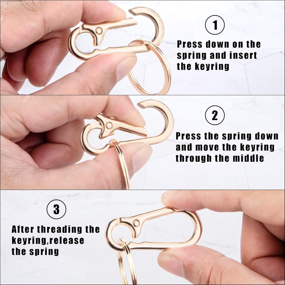 Premium Metal Keychain Clip Po - Men'S Accessories Premium review and price