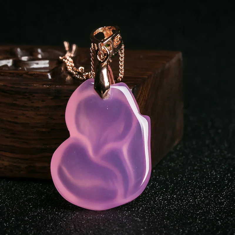 Natural Purple Agate Fox Penda - Men'S Accessories Chain review and price