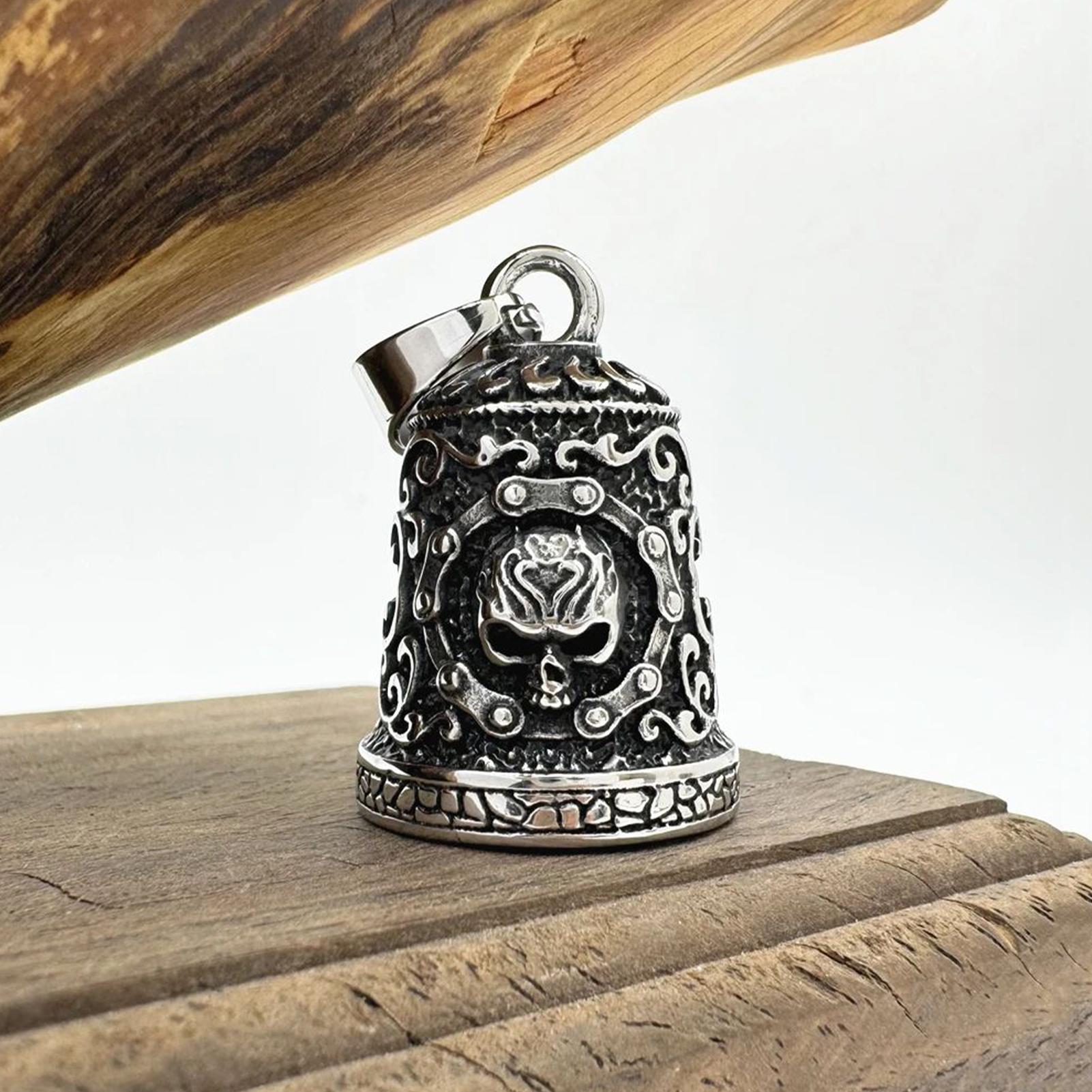 Skull Bell Charm Motorcycle Be - Men'S Accessories Chain review and price