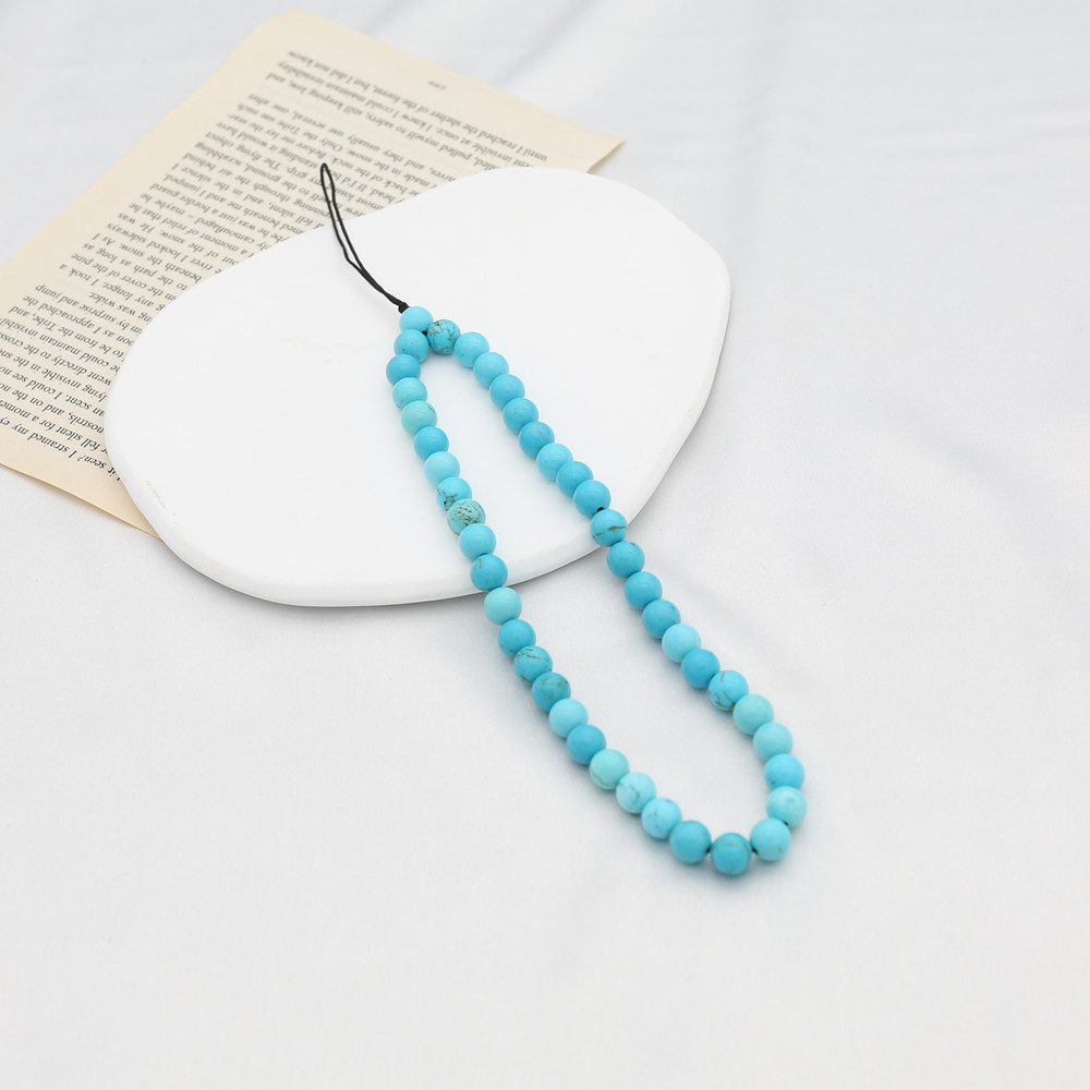 8MM Blue Turquoise Beaded Mobi - Men'S Accessories Chain review and price
