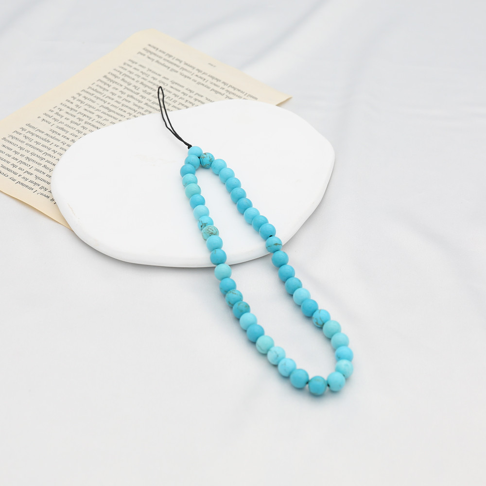 8MM Blue Turquoise Beaded Mobi - Men'S Accessories Chain review and price