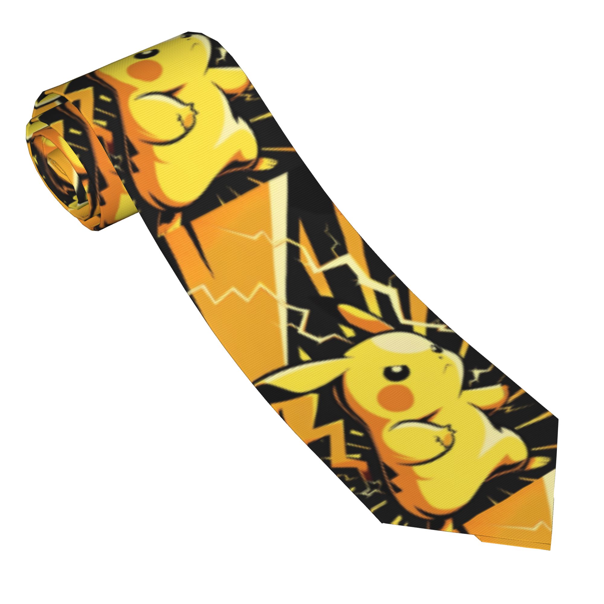 Cute Pikachu Neckties Men Slim - Men'S Accessories Office review and price