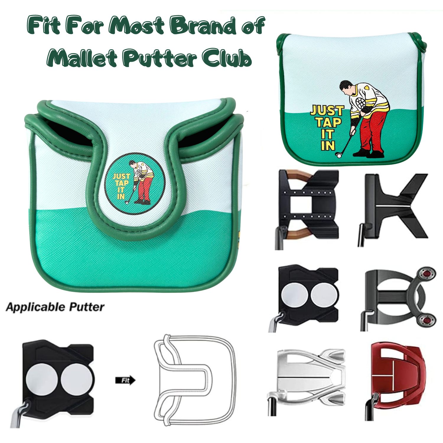 Funny PU Leather Golf Putter C - Men'S Accessories Premium review and price