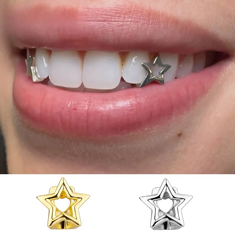 Punk Hollow Pentagram Star Gri - Men Accessories H&M review and price