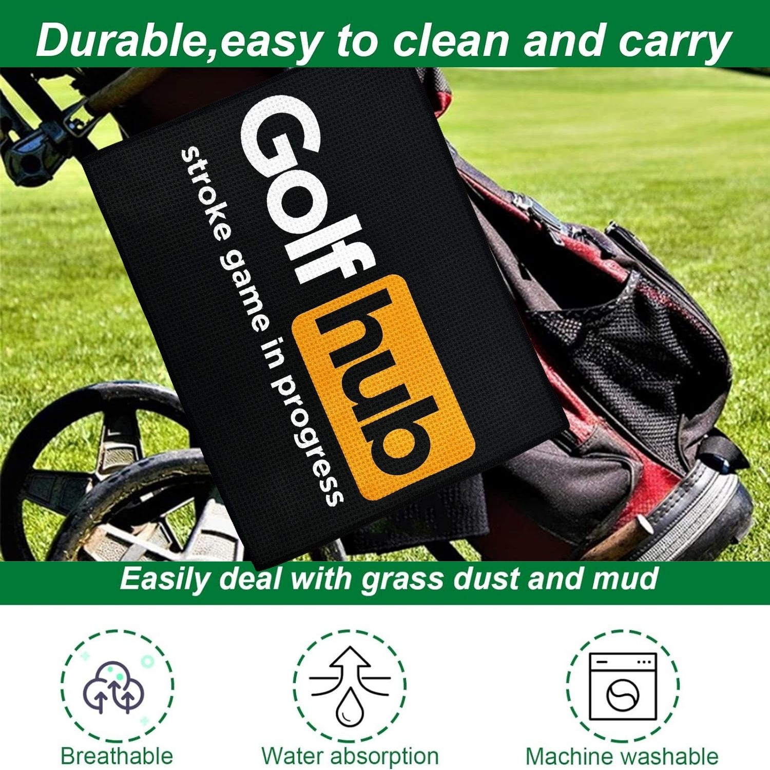 Funny Microfiber Premium Golf  - Men'S Accessories Premium review and price
