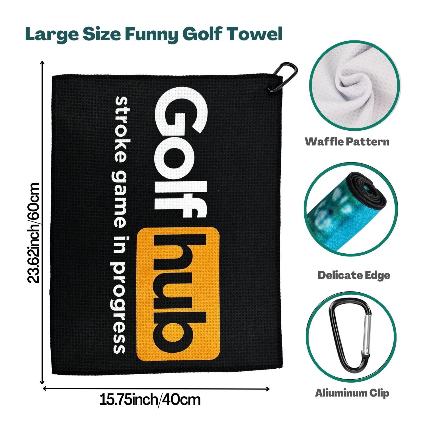 Funny Microfiber Premium Golf  - Men'S Accessories Premium review and price
